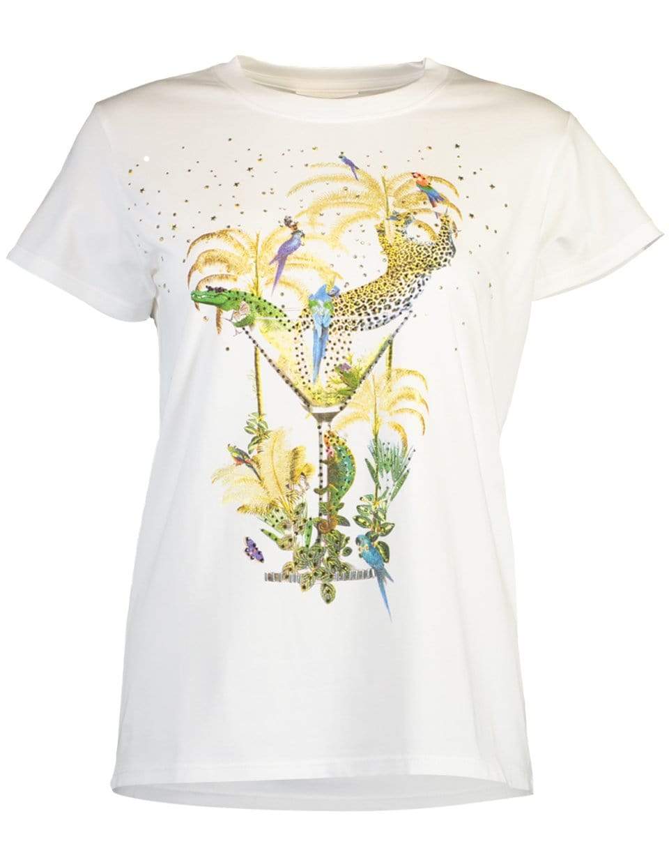 CAMILLA-Slim Fit Round Neck T-Shirt-