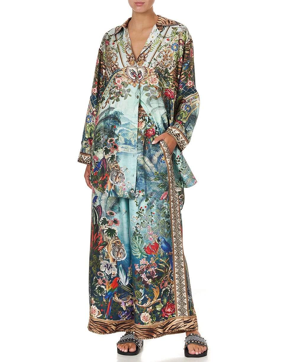 CAMILLA-Shirt Tunic With Pockets-