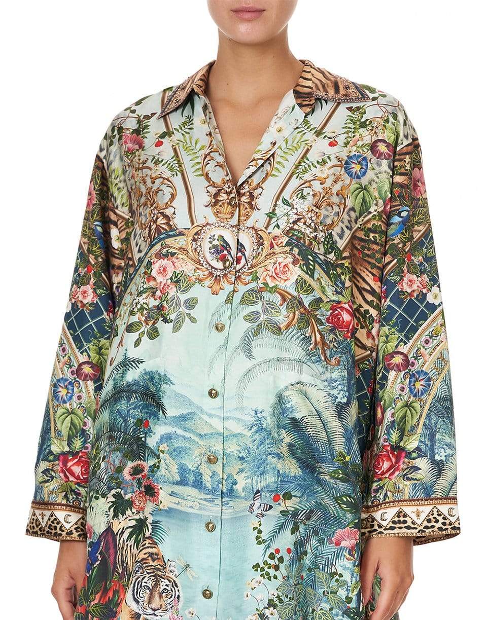 CAMILLA-Shirt Tunic With Pockets-