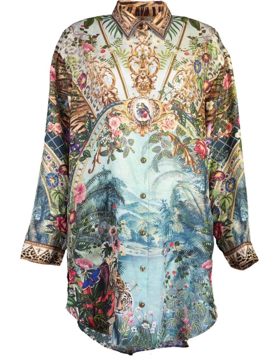 CAMILLA-Shirt Tunic With Pockets-