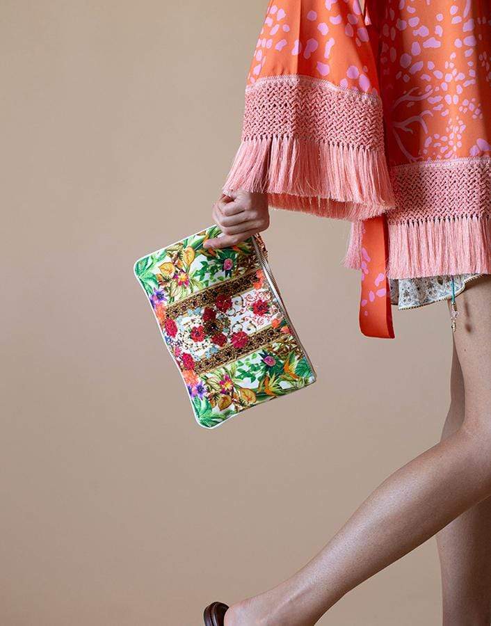 CAMILLA-Fair Verona Small Canvas Clutch-FAIRVERO