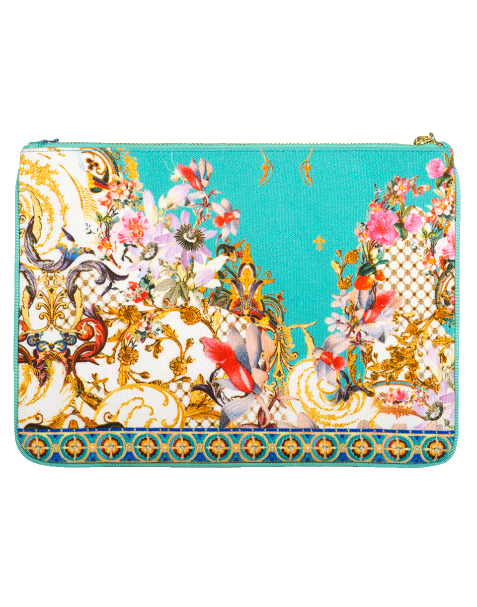 CAMILLA-Small Canvas Clutch-FLORAISO
