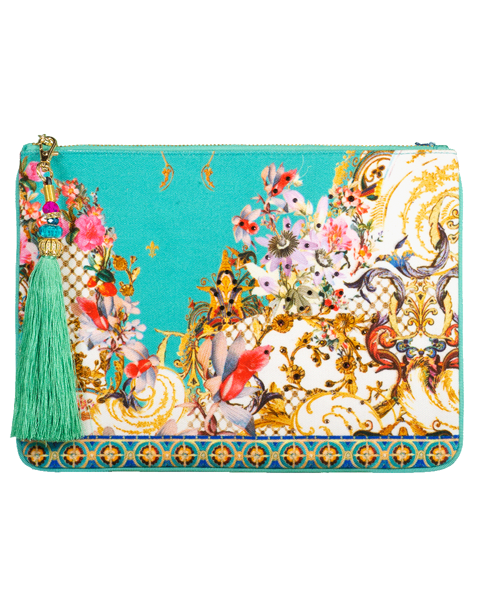 CAMILLA-Small Canvas Clutch-FLORAISO