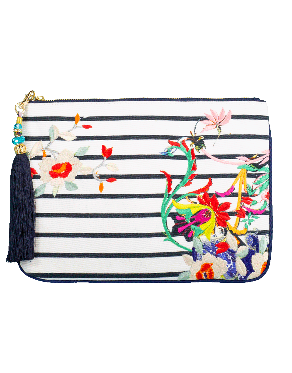 CAMILLA-Zip Top Clutch-JOIE DE