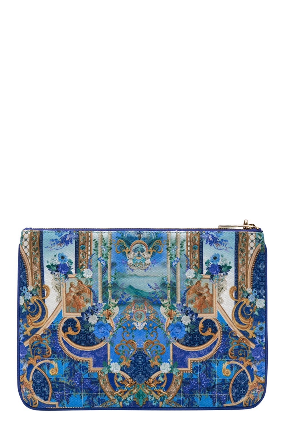 CAMILLA-Small Canvas Clutch - Views Of Vesuvius-VIEWS