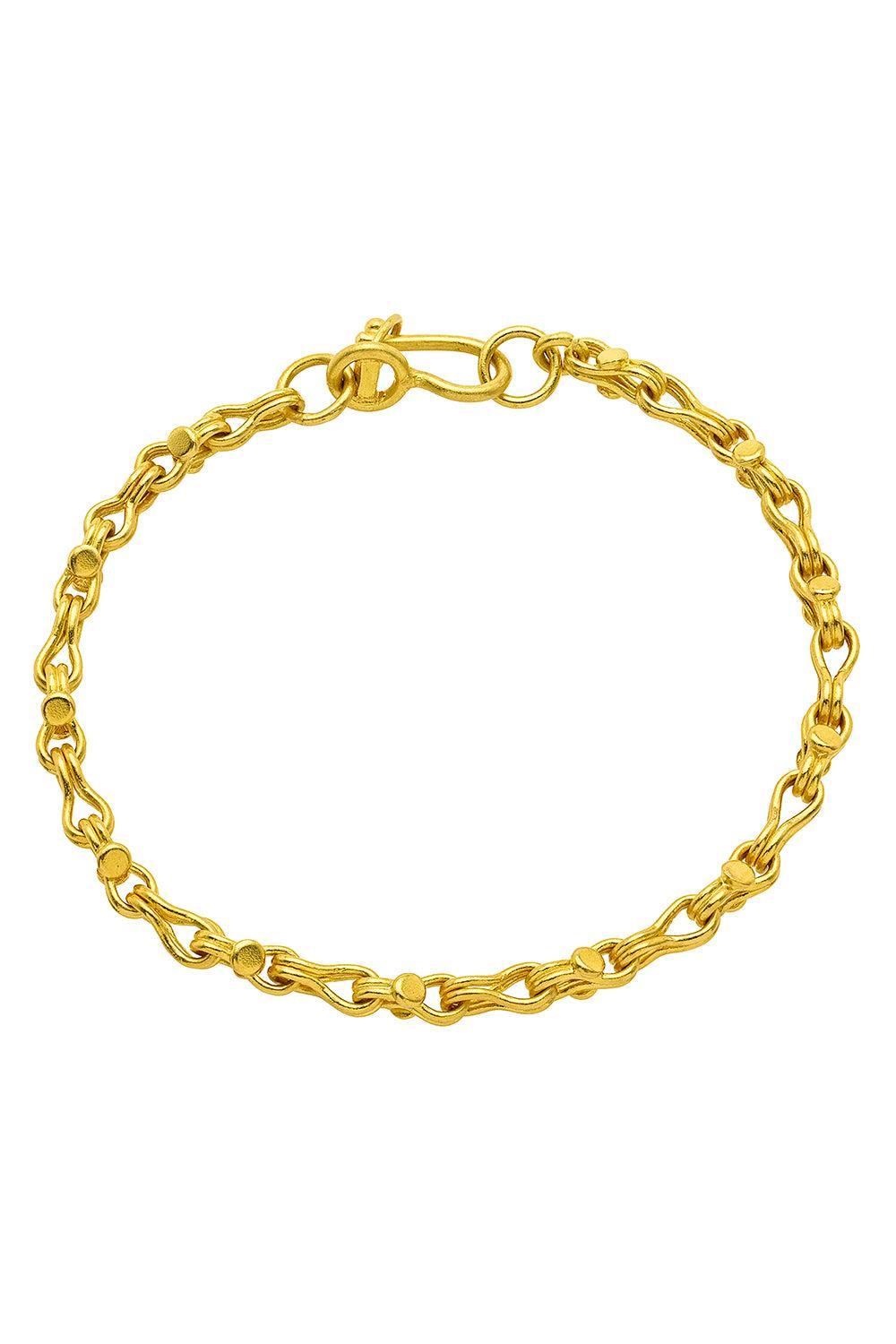 Heavy Signature Chain Bracelet-YELLOW GOLD-6.5-JEWELRYFINE JEWELBRACELET O-CAMILLE BEINHORN