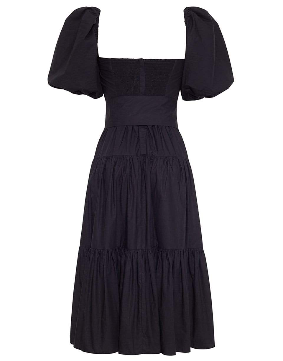 CARA CARA-Sydney Puffed Sleeved Midi Dress-