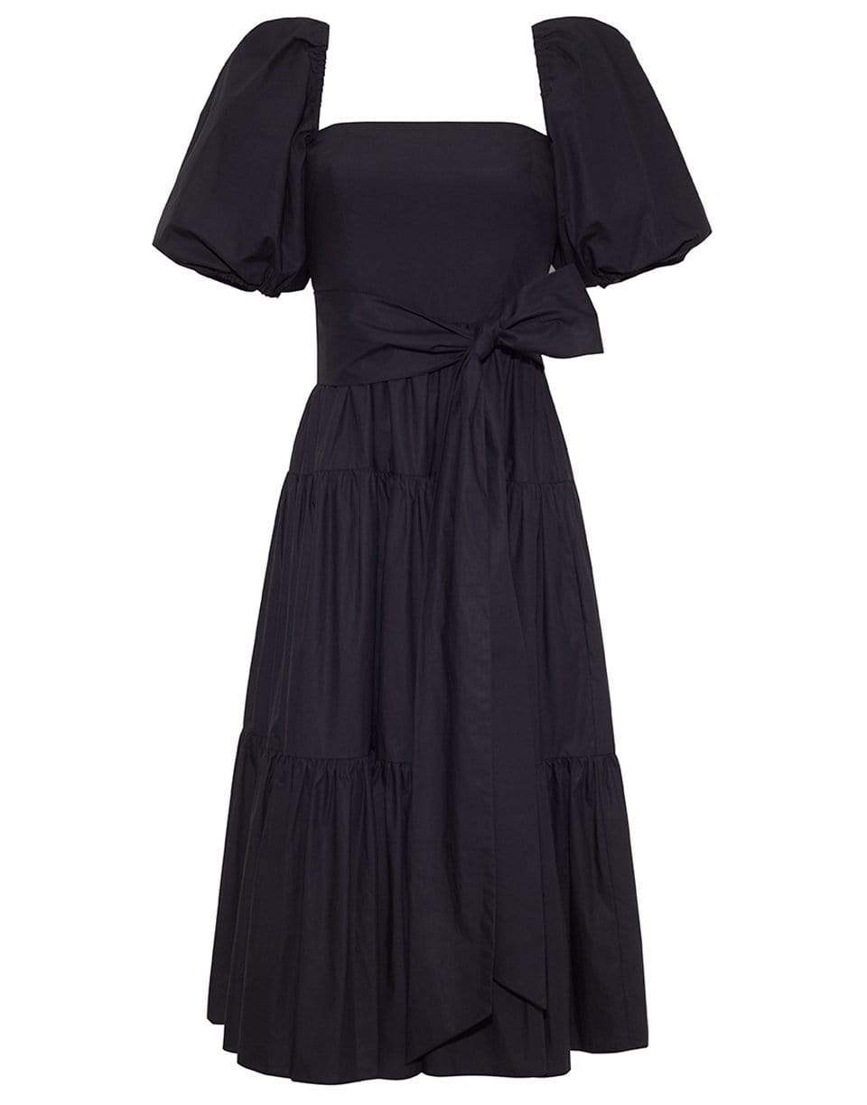 CARA CARA-Sydney Puffed Sleeved Midi Dress-