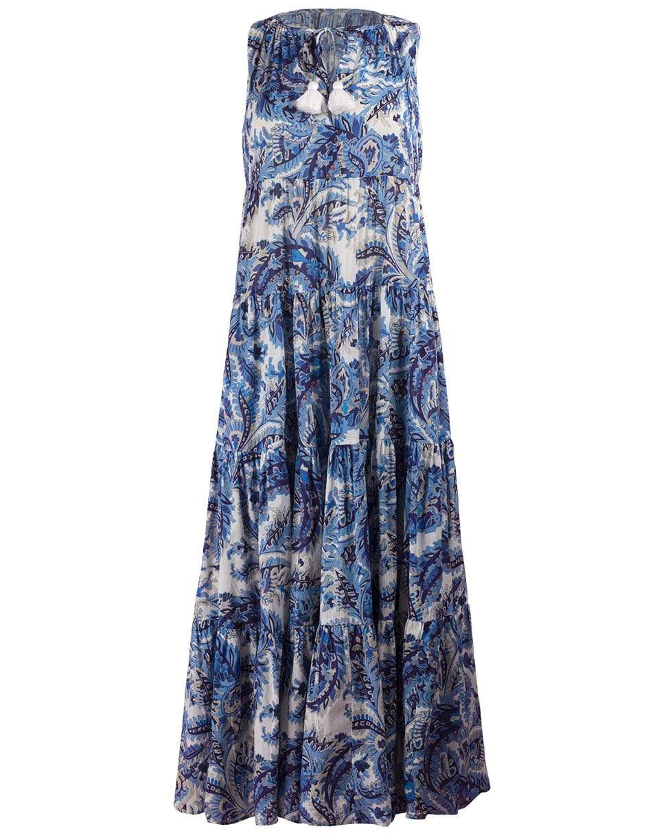 CARA CARA-Grace Sleeveless Maxi Dress-BLU/MULT
