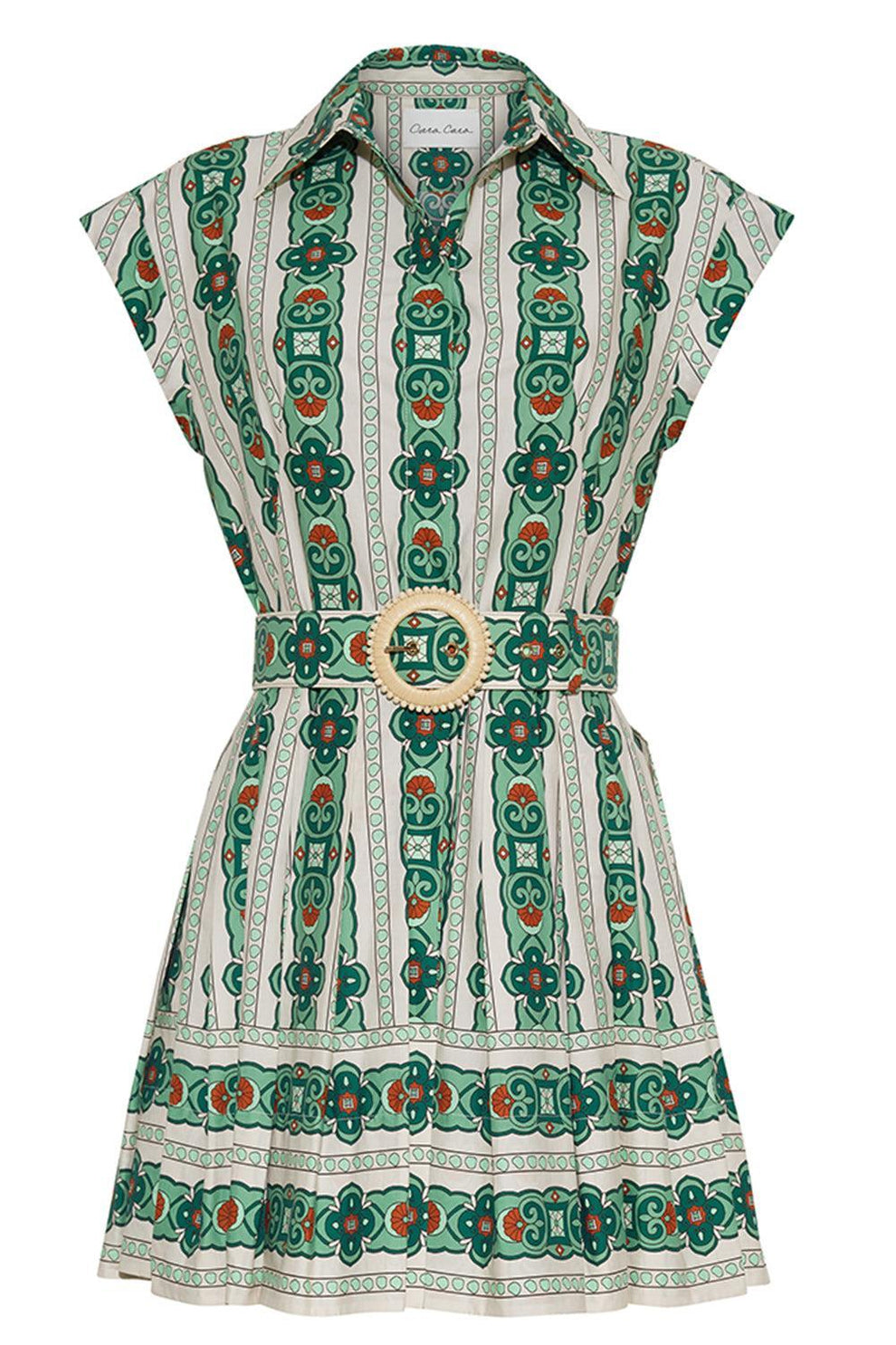 green emerald velvet dress CARA CARA Robin Dress Le Stampe Eve Blue main image 1