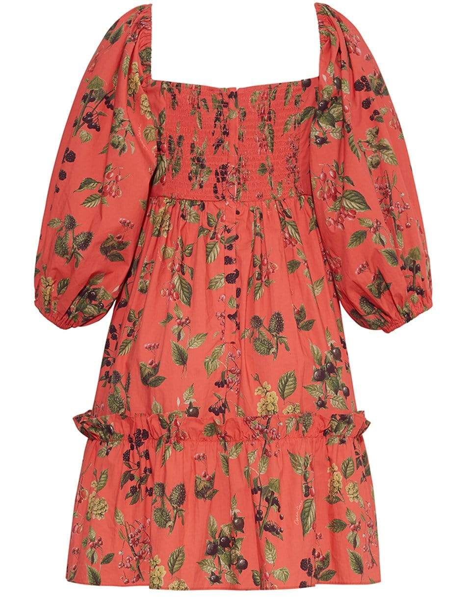 CARA CARA-Sip Sip Puffed Sleeve Seashell Dress-
