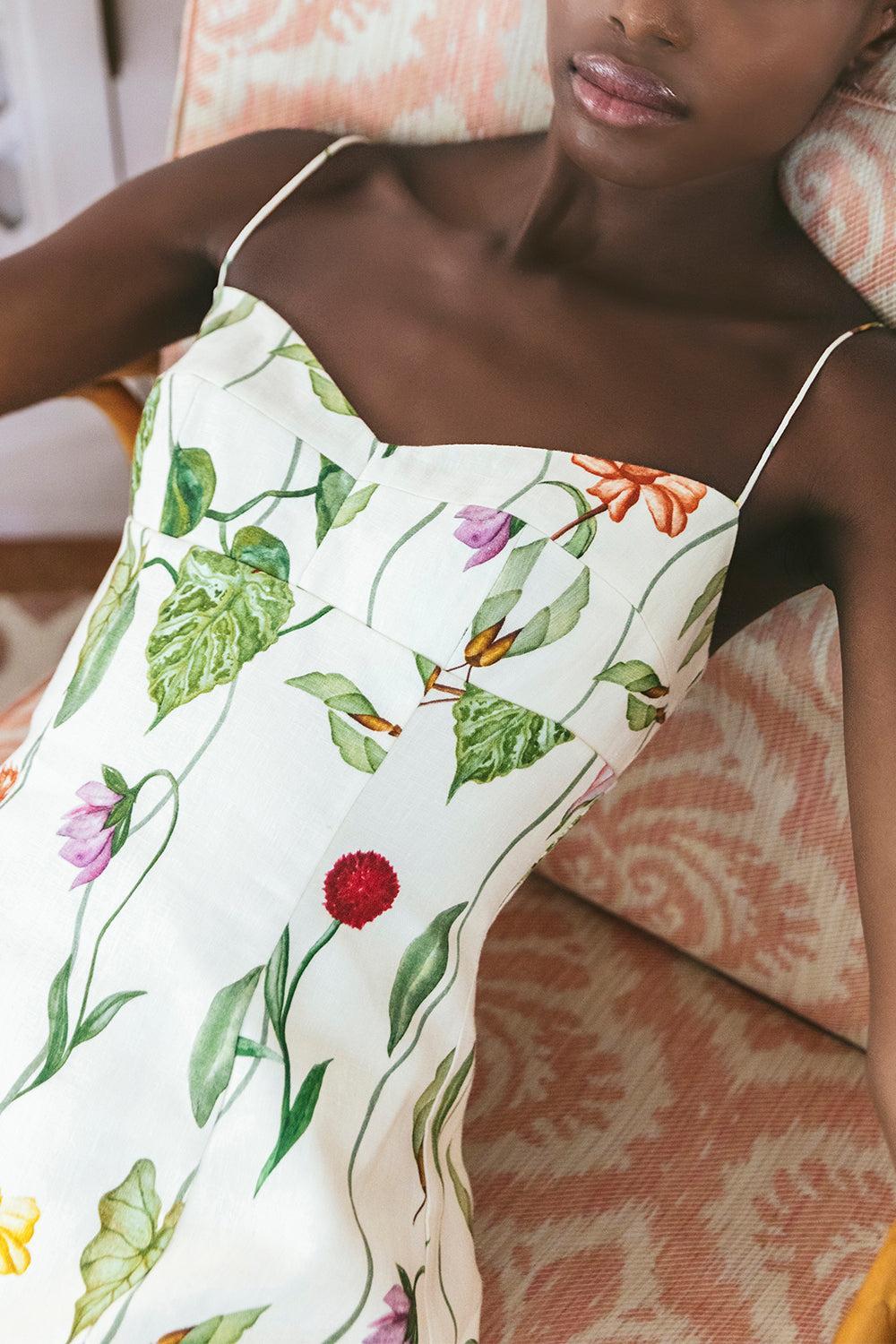 Cherry Mini Dress-FLORAL-0-CLOTHINGDRESSCASUAL-CARA CARA