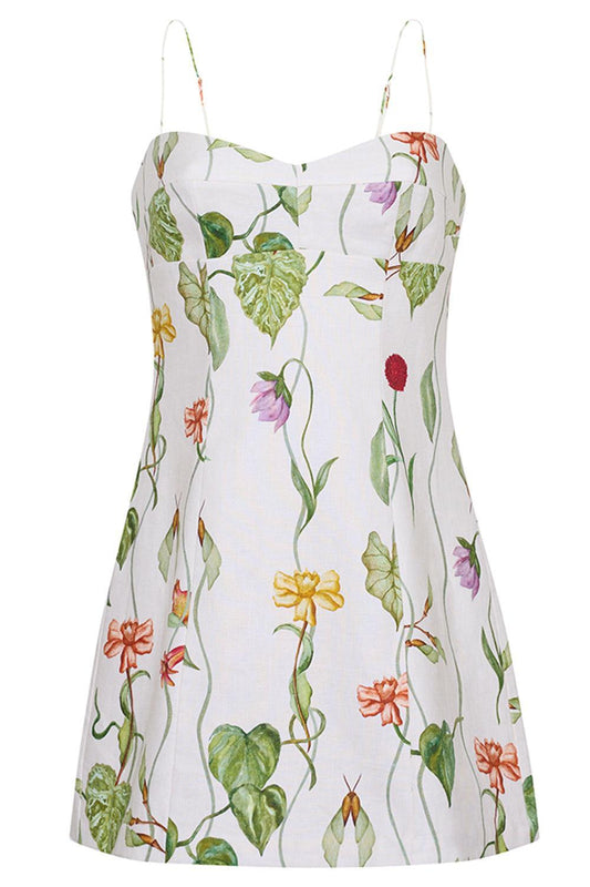 Cherry Mini Dress-FLORAL-0-CLOTHINGDRESSCASUAL-CARA CARA