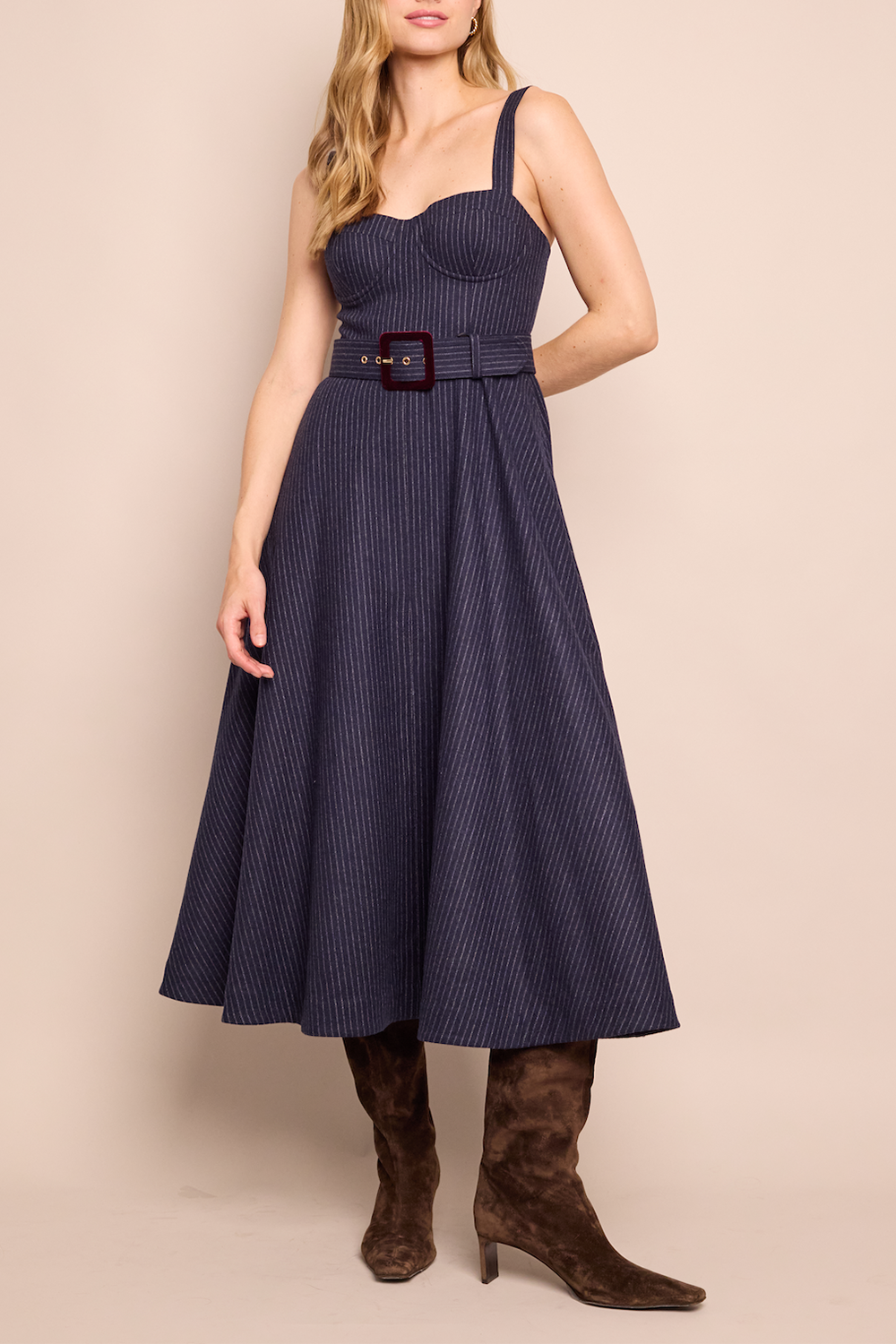 Calypso Dress-NVCHLKST-2-CLOTHINGDRESSCASUAL-CARA CARA