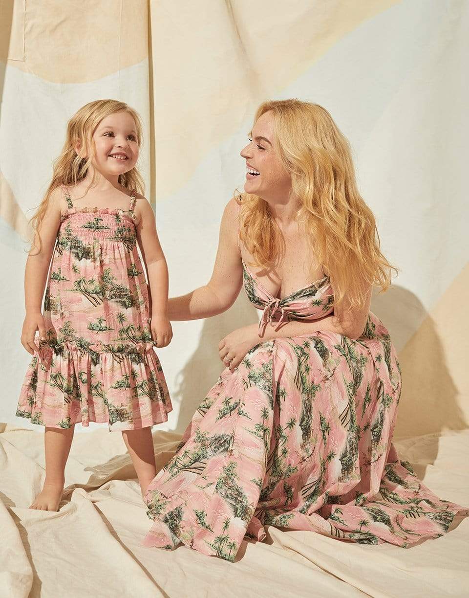 CARA CARA-Goldie Toddler Dress-PINK