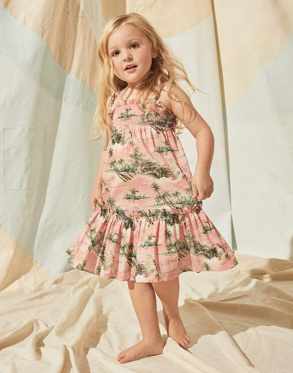CARA CARA-Goldie Toddler Dress-PINK