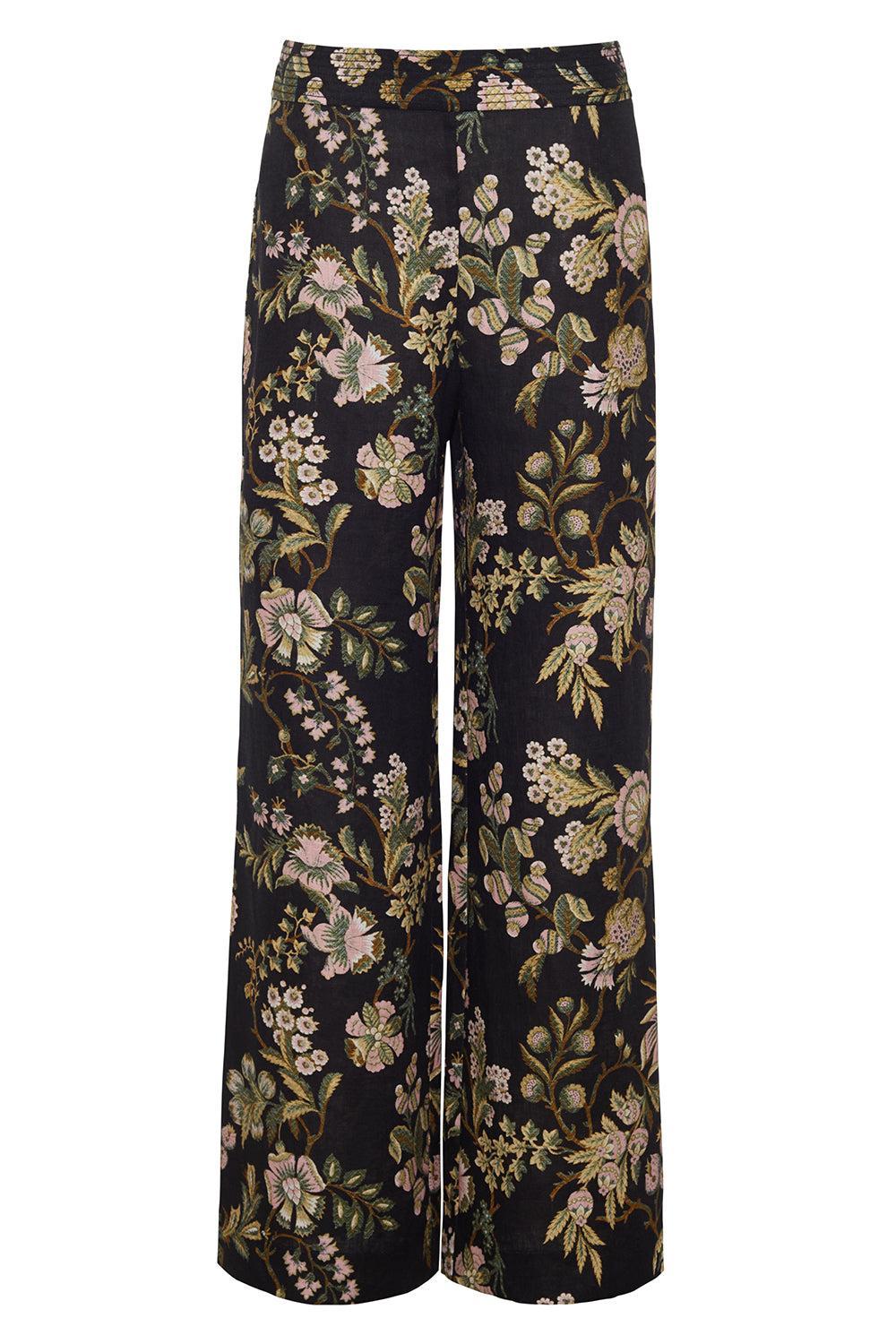Josephine Pant-CLOVERBK-2-CLOTHINGPANTWIDE LEG-CARA CARA