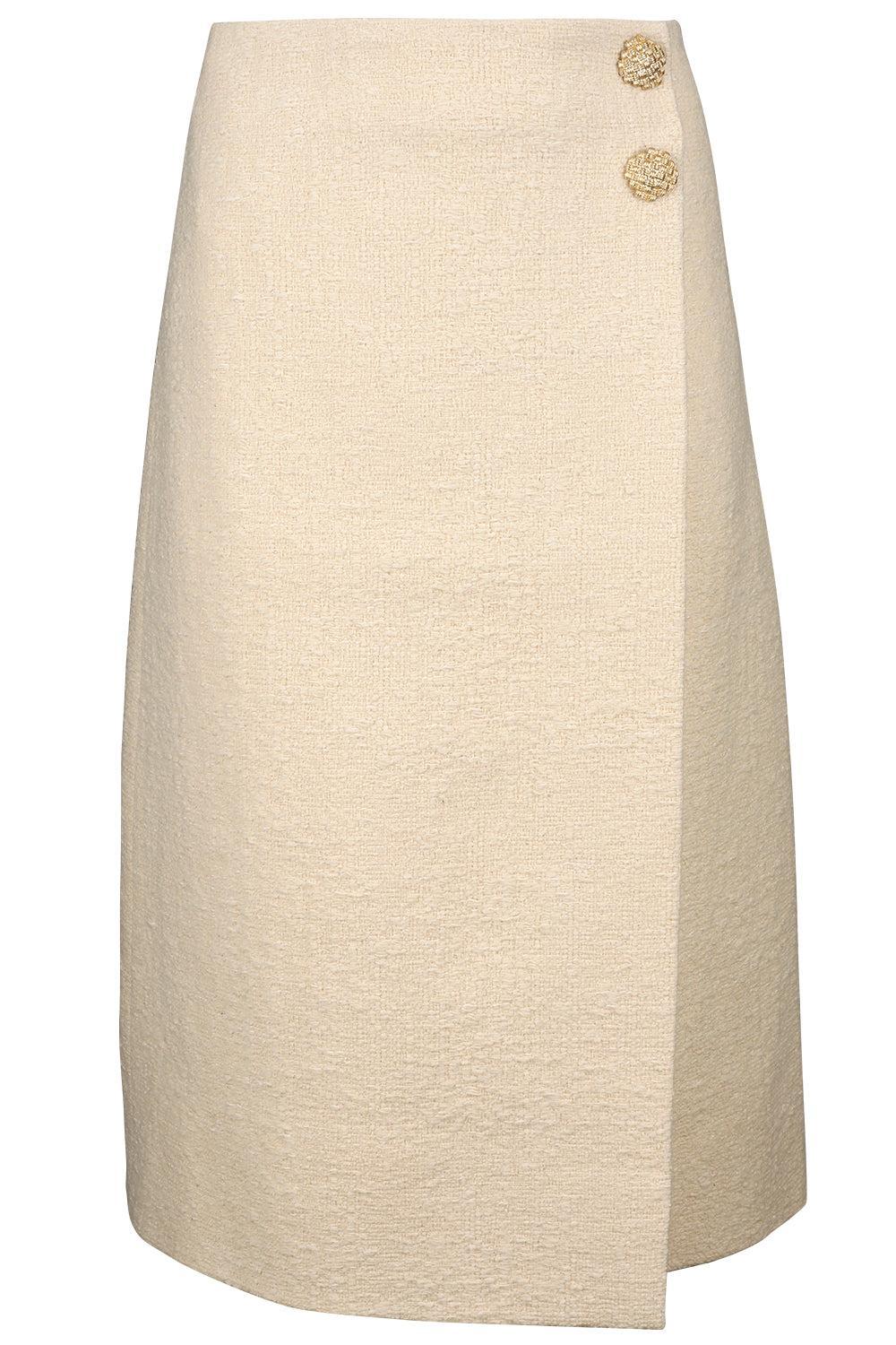 Luca Skirt-CLDTWEED-XS-CLOTHINGSKIRTMIDI-CARA CARA