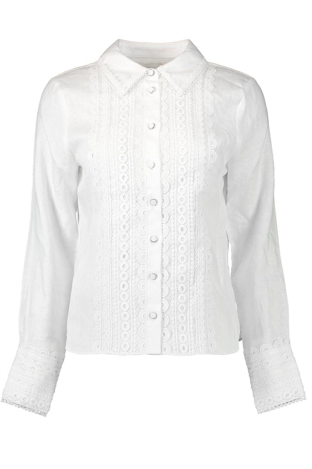 Ideal Shirt-WHITE-XS-CLOTHINGTOPBLOUSE-CARA CARA
