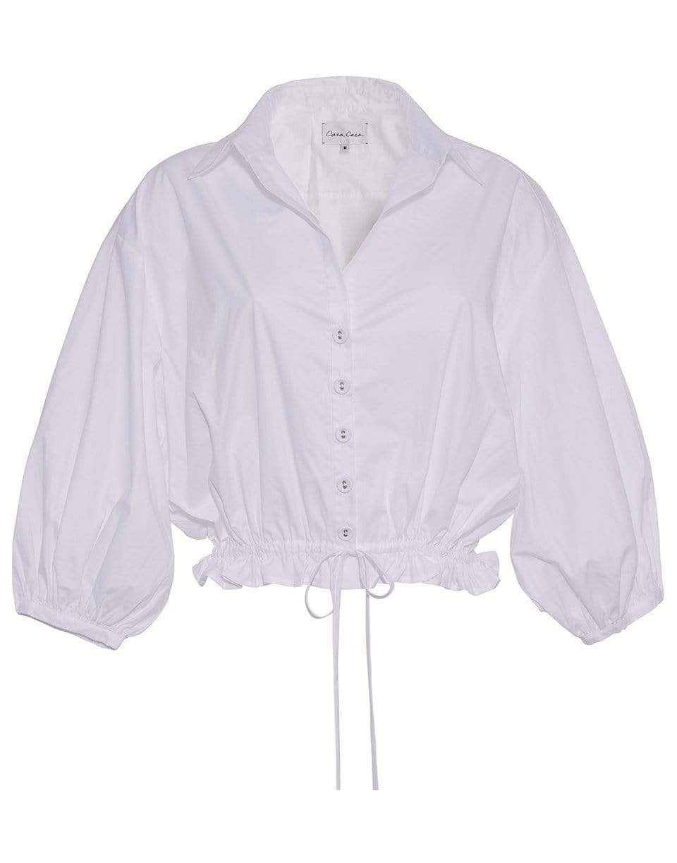 White Hutton Top-WHITE-XS-CLOTHINGTOPBLOUSE-CARA CARA