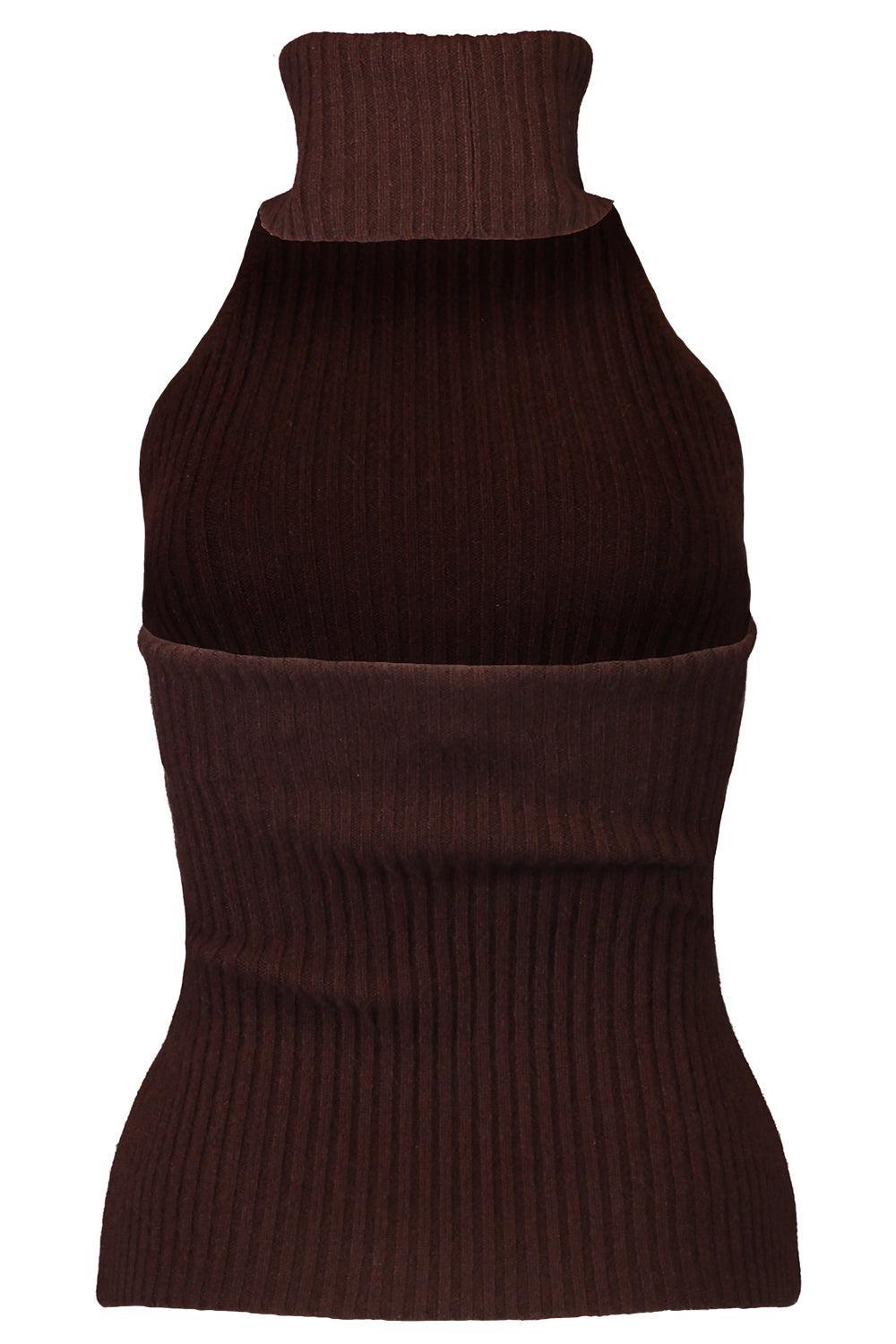 Samson Turtleneck Top-COCOA-XS-CLOTHINGTOPKNITS-CARA CARA
