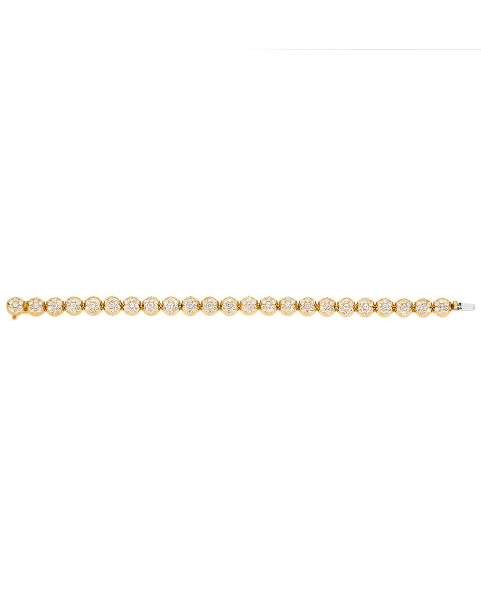 CARBON & HYDE-Crown Tennis Bracelet - Yellow Gold-YELLOW GOLD