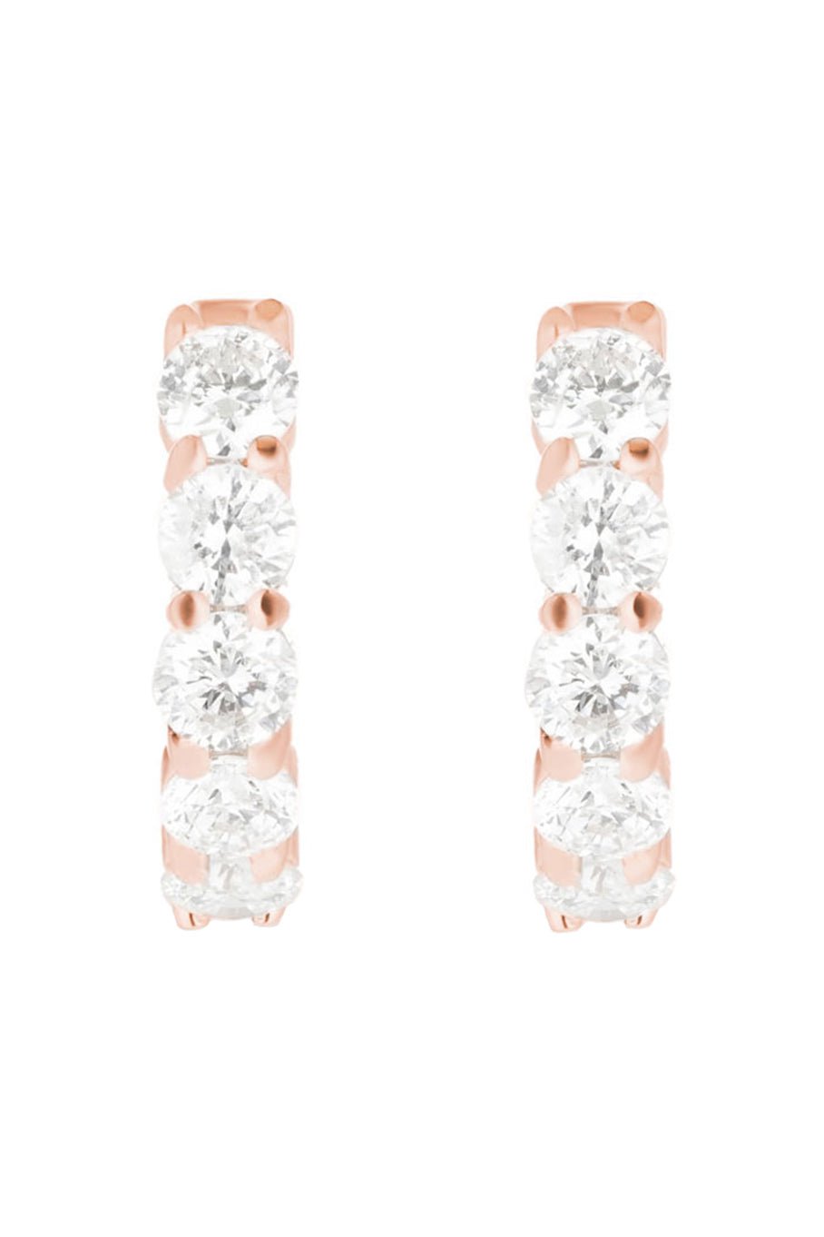 CARBON & HYDE-Single Sparkler Earrings-ROSE GOLD