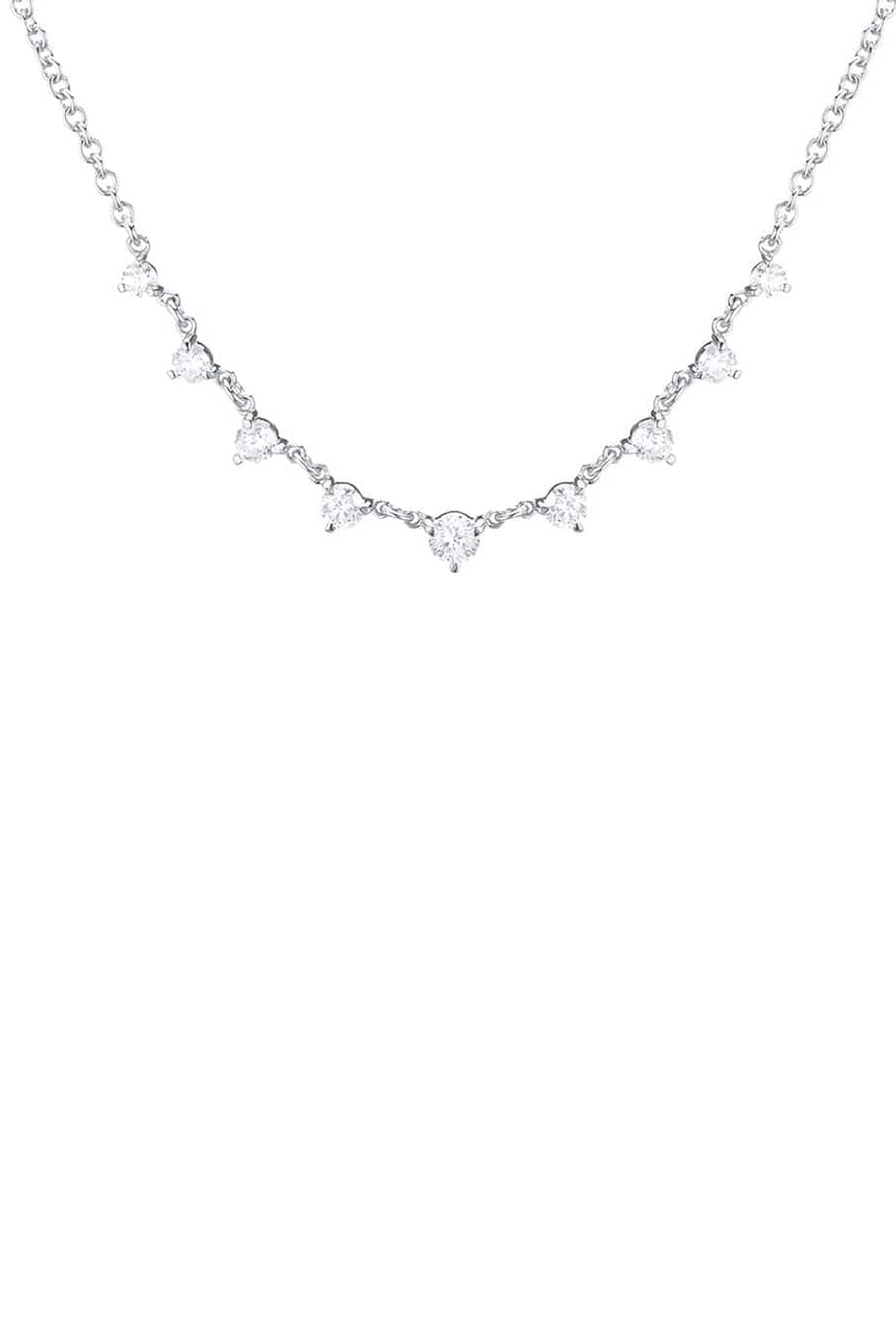 CARBON & HYDE-Mini Starstruck Necklace - White Gold-WHITE GOLD