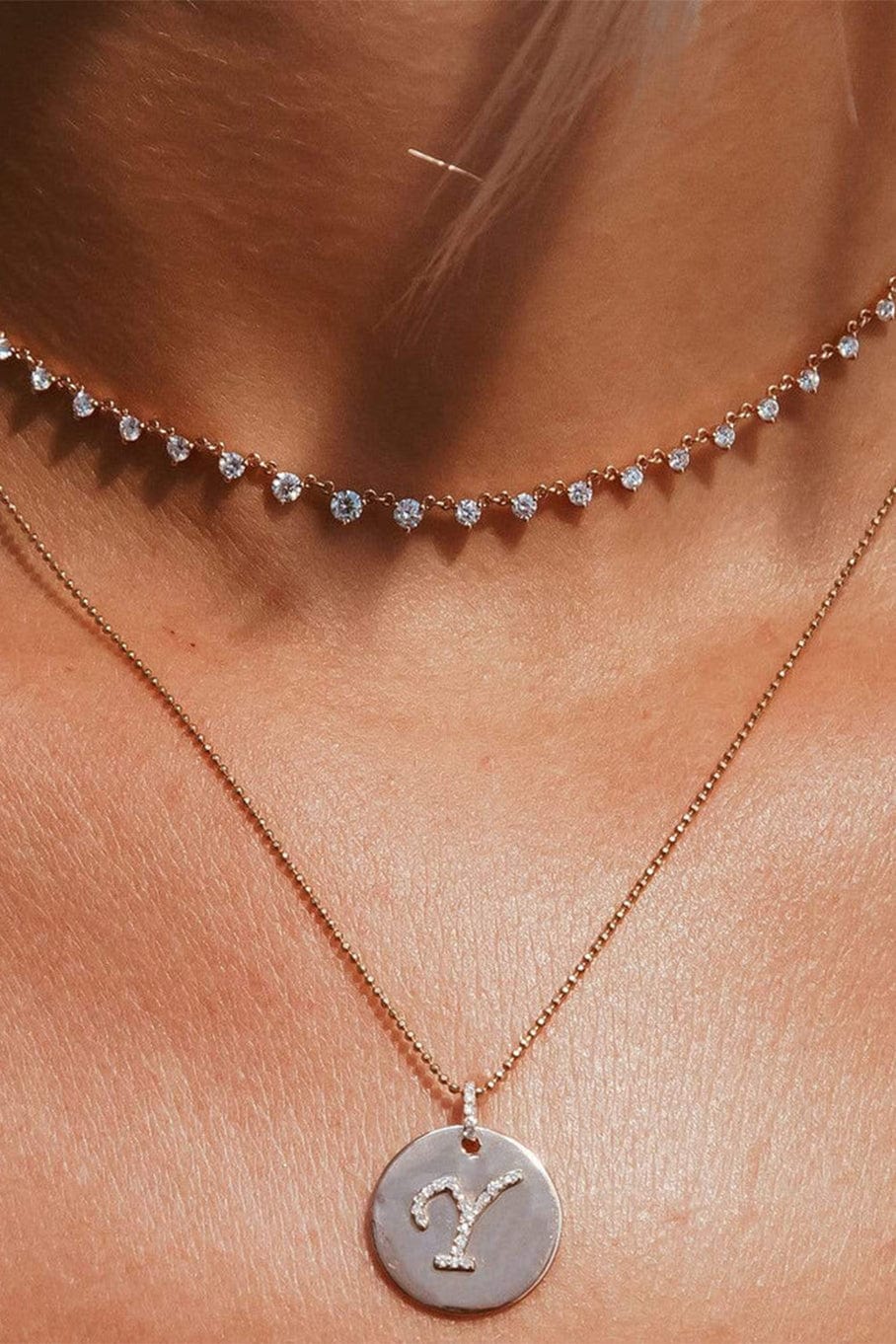 CARBON & HYDE-Mini Starstruck Necklace - Yellow Gold-YELLOW GOLD