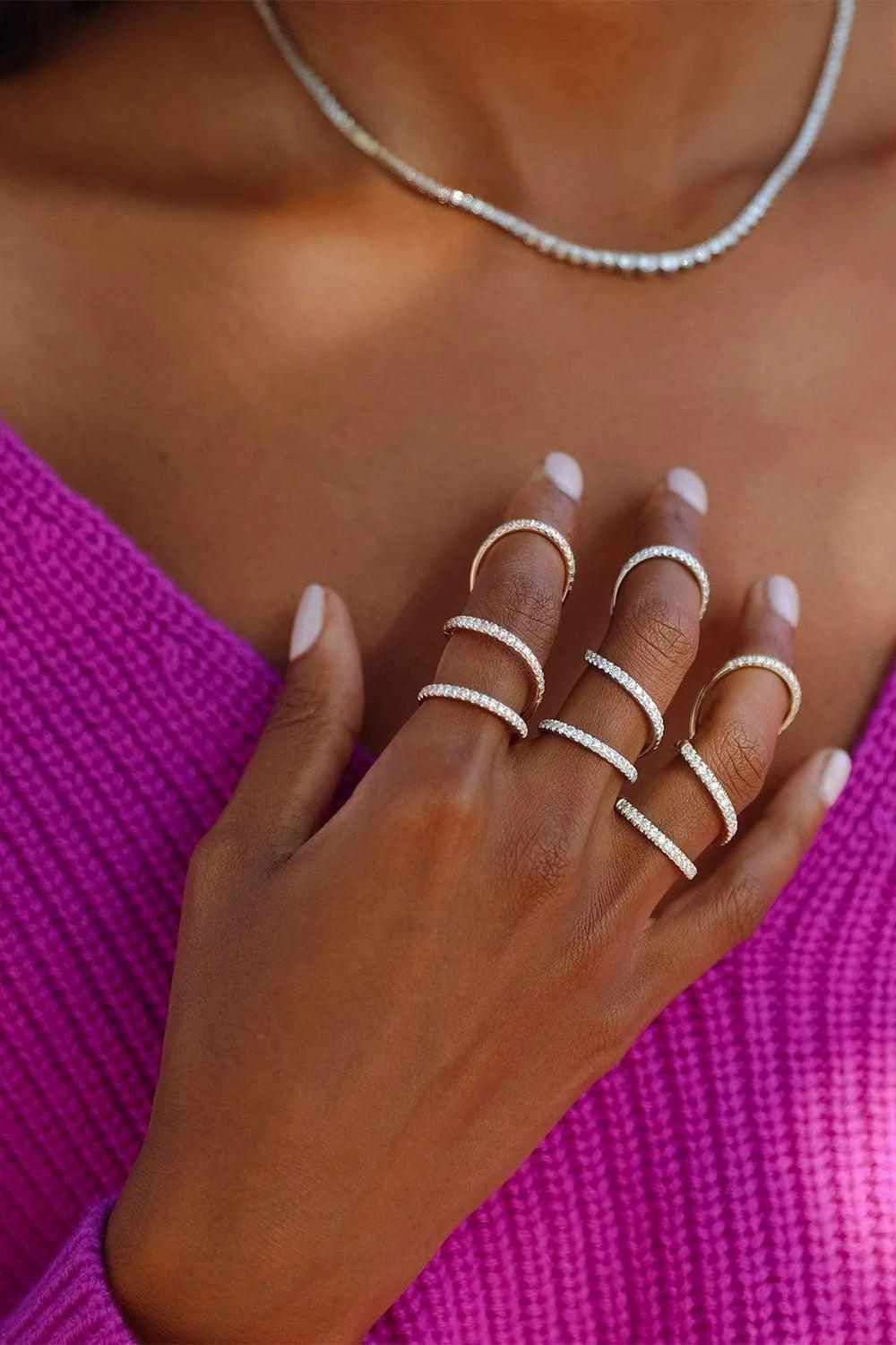 CARBON & HYDE-Arabesque Ring - Rose Gold-