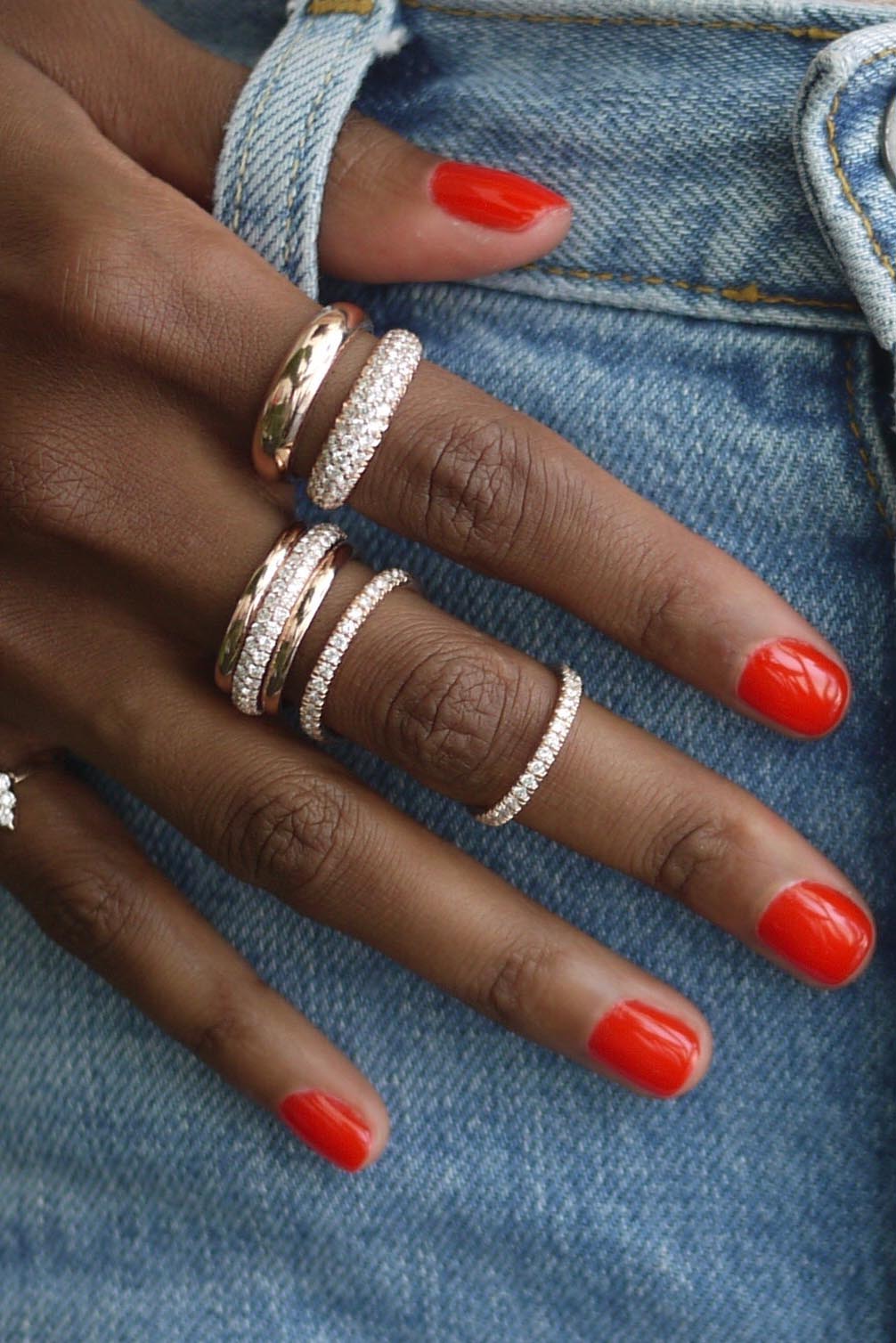 CARBON & HYDE-Olympia Ring - Rose Gold-