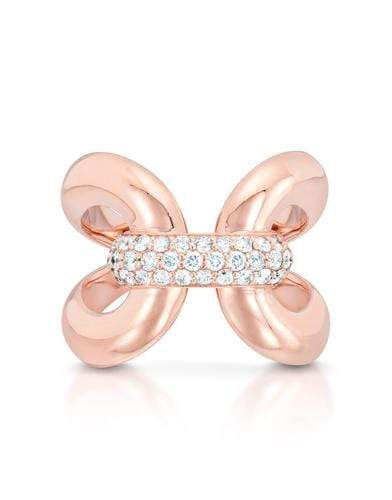 CARBON & HYDE-Love Lock Diamond Ring-ROSE GOLD