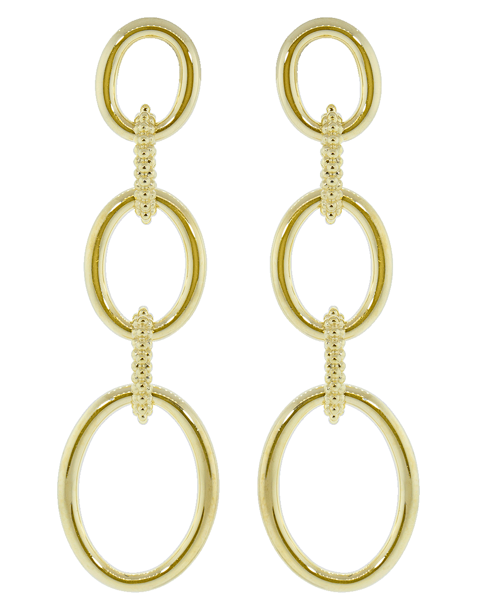 CARLA AMORIM-Clarice Gold Link Earrings-YELLOW GOLD