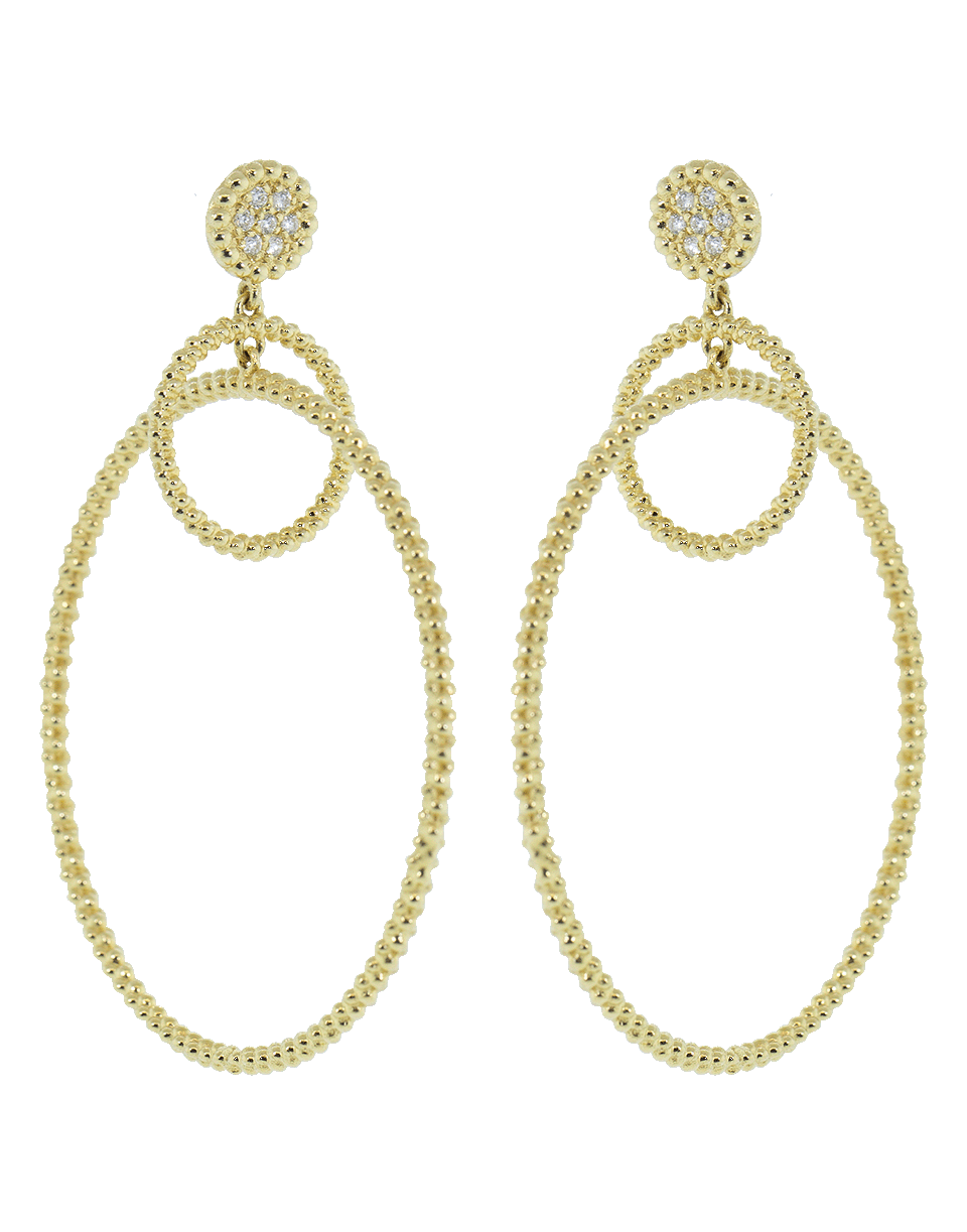 CARLA AMORIM-Gathering Hoop Earrings-YELLOW GOLD
