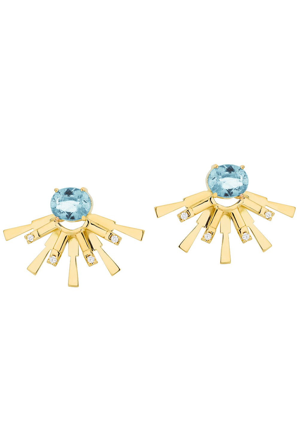 CAROL KAUFFMANN-Mini Valentim Earrings-YELLOW GOLD