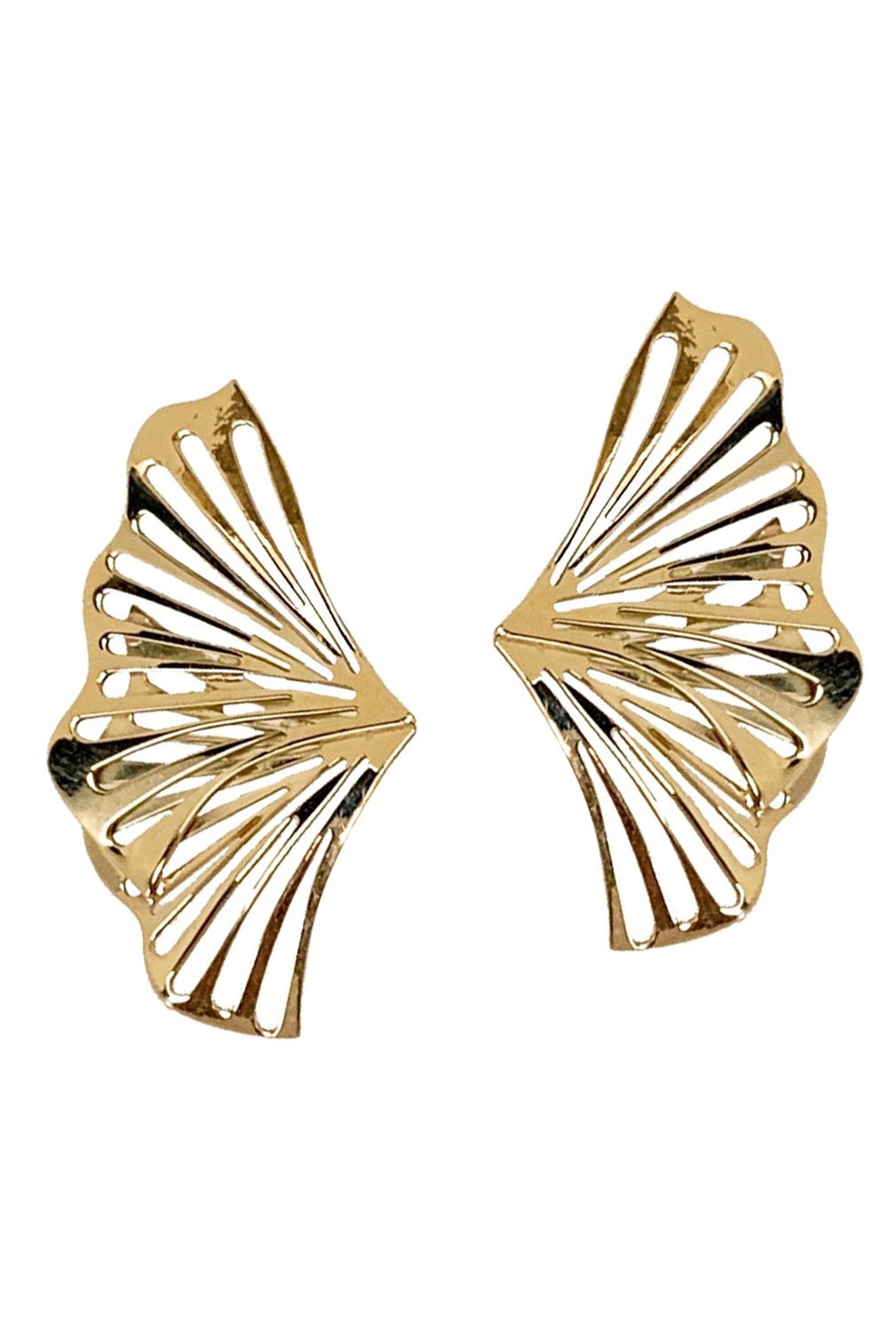 CAROL KAUFFMANN-Nouveau Earrings-YELLOW GOLD
