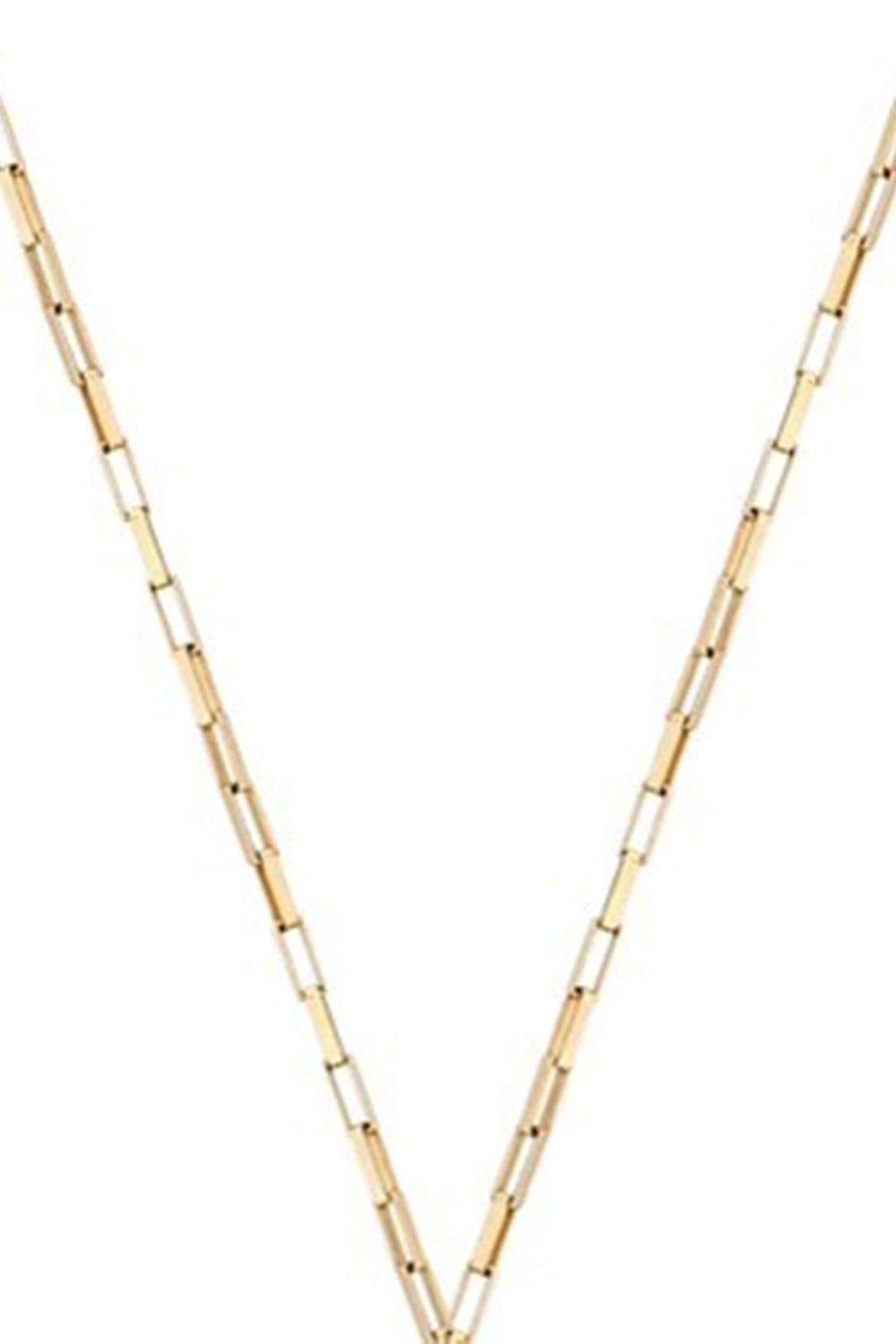 CAROL KAUFFMANN-Rectangue Link Chain-YELLOW GOLD