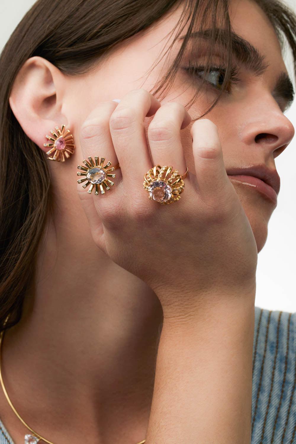 Coral Ring-YELLOW GOLD-5.25-JEWELRYFINE JEWELRING-CAROL KAUFFMANN