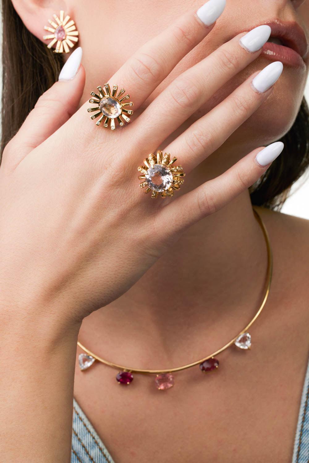 Coral Ring-YELLOW GOLD-5.25-JEWELRYFINE JEWELRING-CAROL KAUFFMANN