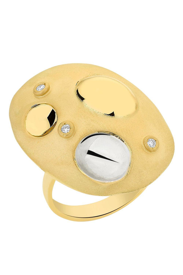 Diamond Rocks Flinstones Ring