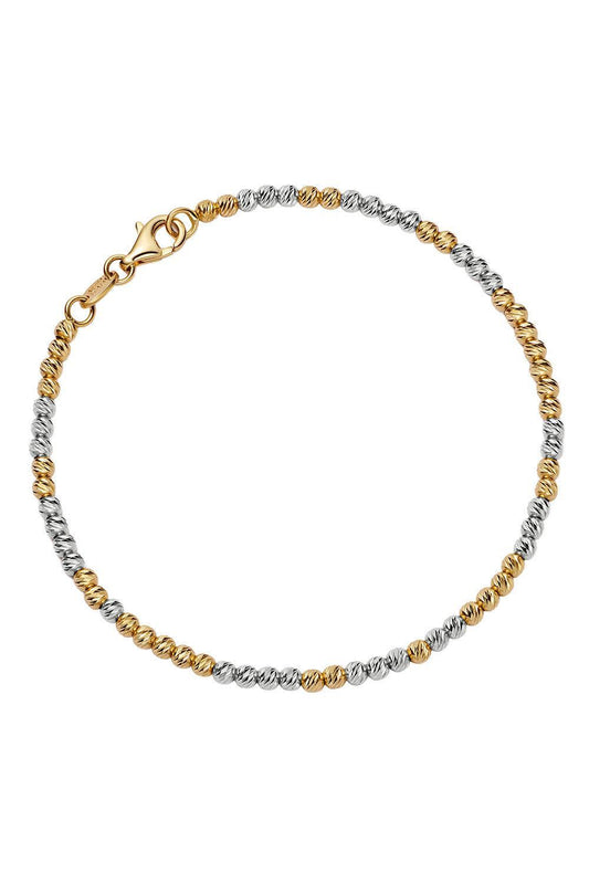 Disco Ball Bracelet - Yellow White Gold-YELLOW WHITE-M-JEWELRYFINE JEWELBRACELET O-CAROLINA BUCCI