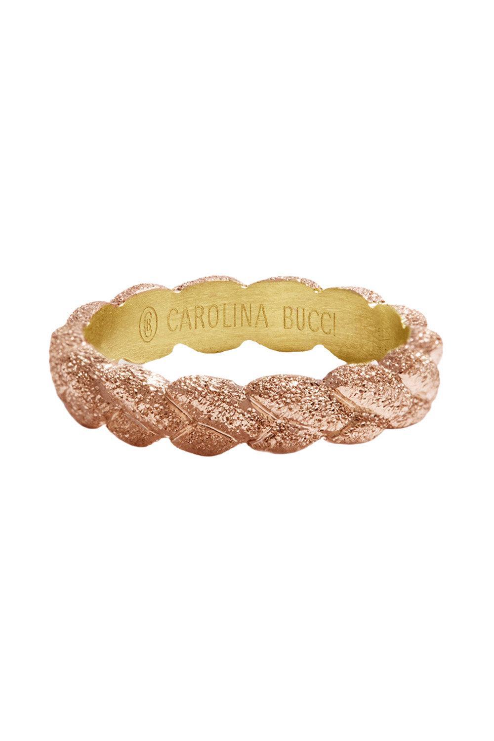 Florentine Finish Everyday Ring-ROSE GOLD-6-JEWELRYFINE JEWELRING-CAROLINA BUCCI