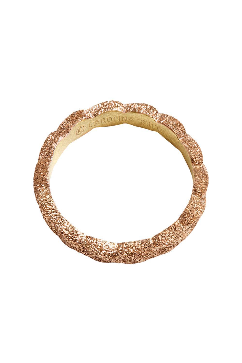 Florentine Finish Everyday Ring-ROSE GOLD-6-JEWELRYFINE JEWELRING-CAROLINA BUCCI