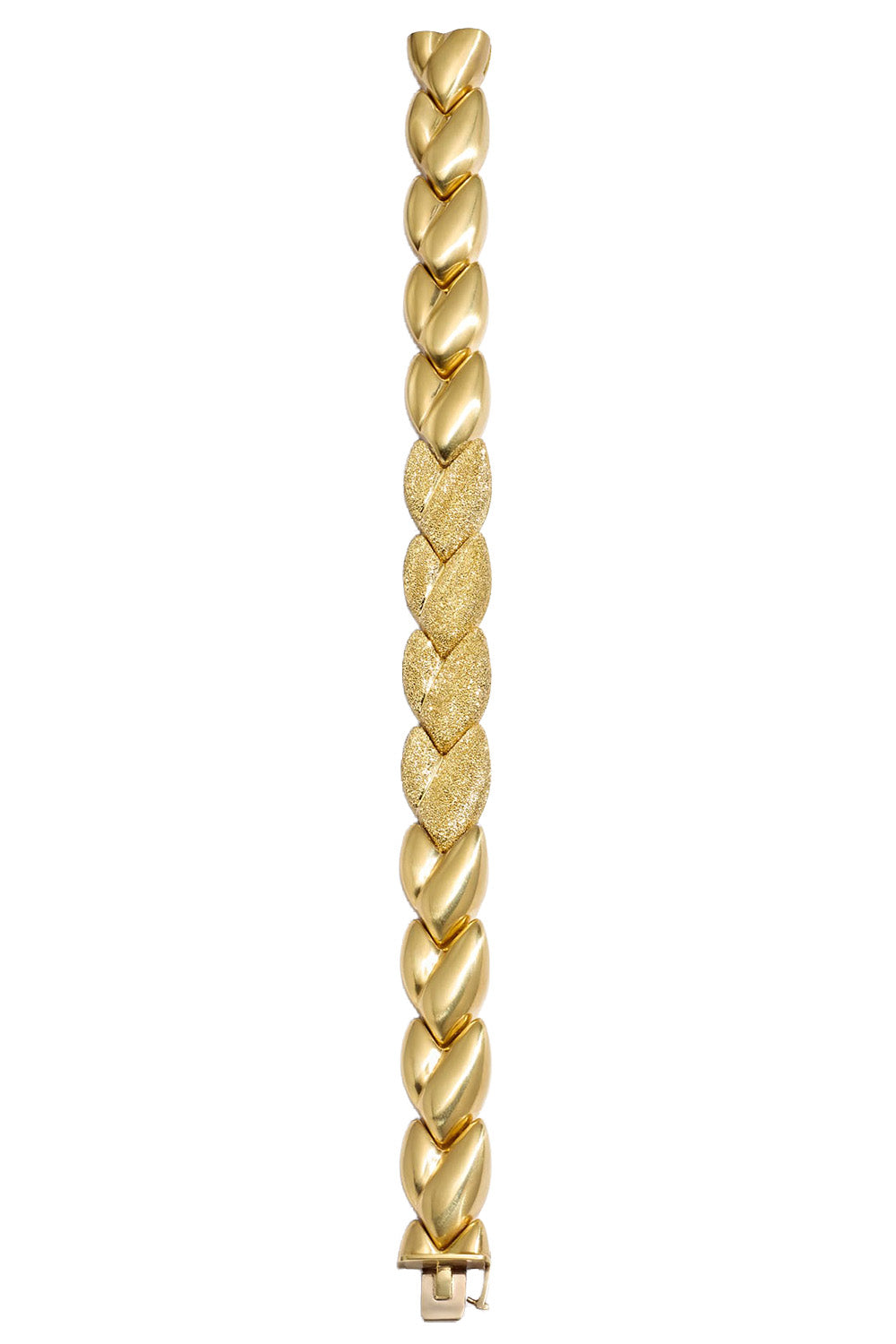 Florentine Finish EveryDay Bracelet - Yellow Gold