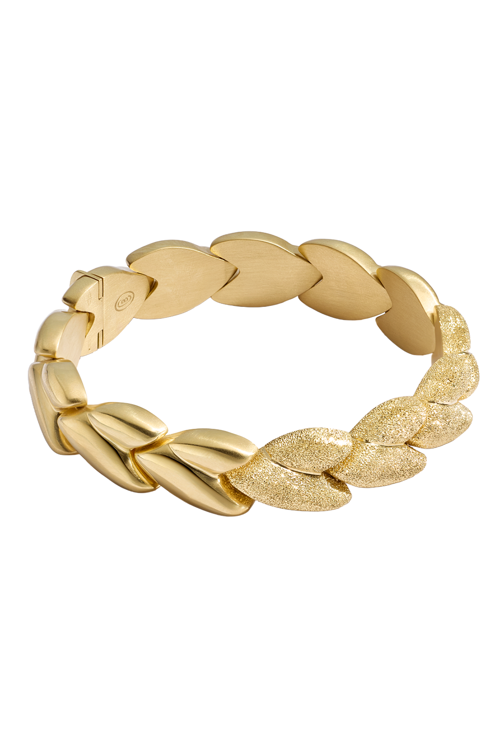 Florentine Finish EveryDay Bracelet - Yellow Gold