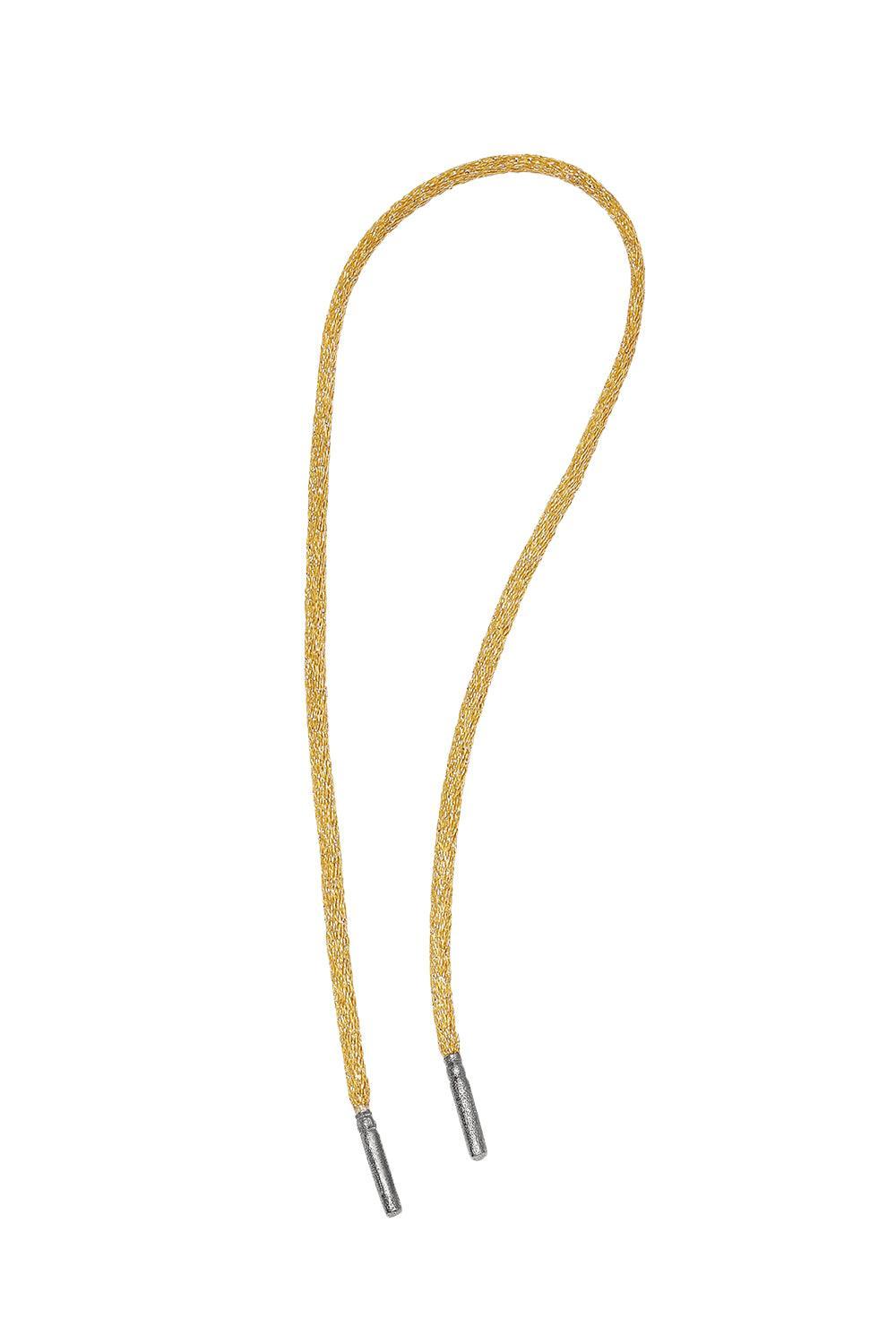 Short Forte Beads Cord - Sun-BLACK GOLD-SHORT-JEWELRYFINE JEWELBRACELET O-CAROLINA BUCCI