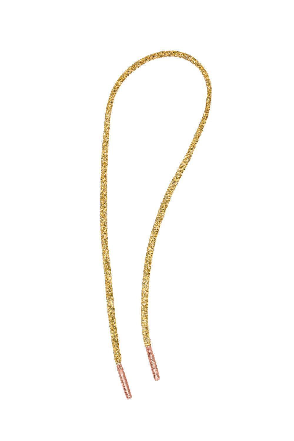 Short Forte Beads Cord - Sun-BLACK GOLD-SHORT-JEWELRYFINE JEWELBRACELET O-CAROLINA BUCCI