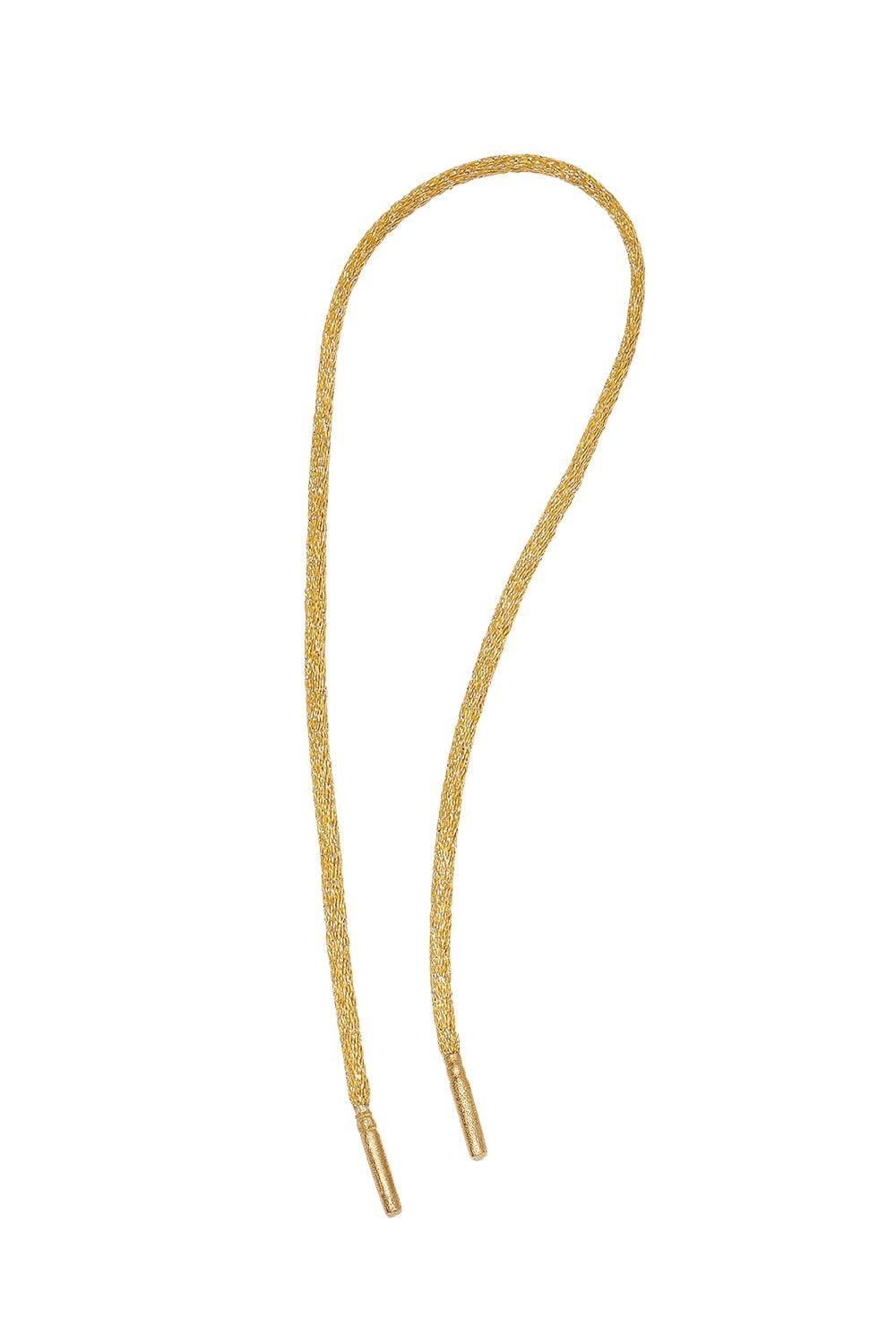 Short Forte Beads Cord - Sun-BLACK GOLD-SHORT-JEWELRYFINE JEWELBRACELET O-CAROLINA BUCCI