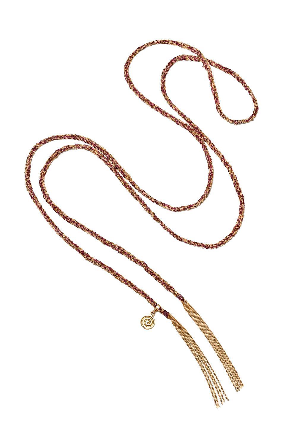 Lucky Passion Charm Necklace-YELLOW GOLD-JEWELRYFINE JEWELNECKLACE O-CAROLINA BUCCI
