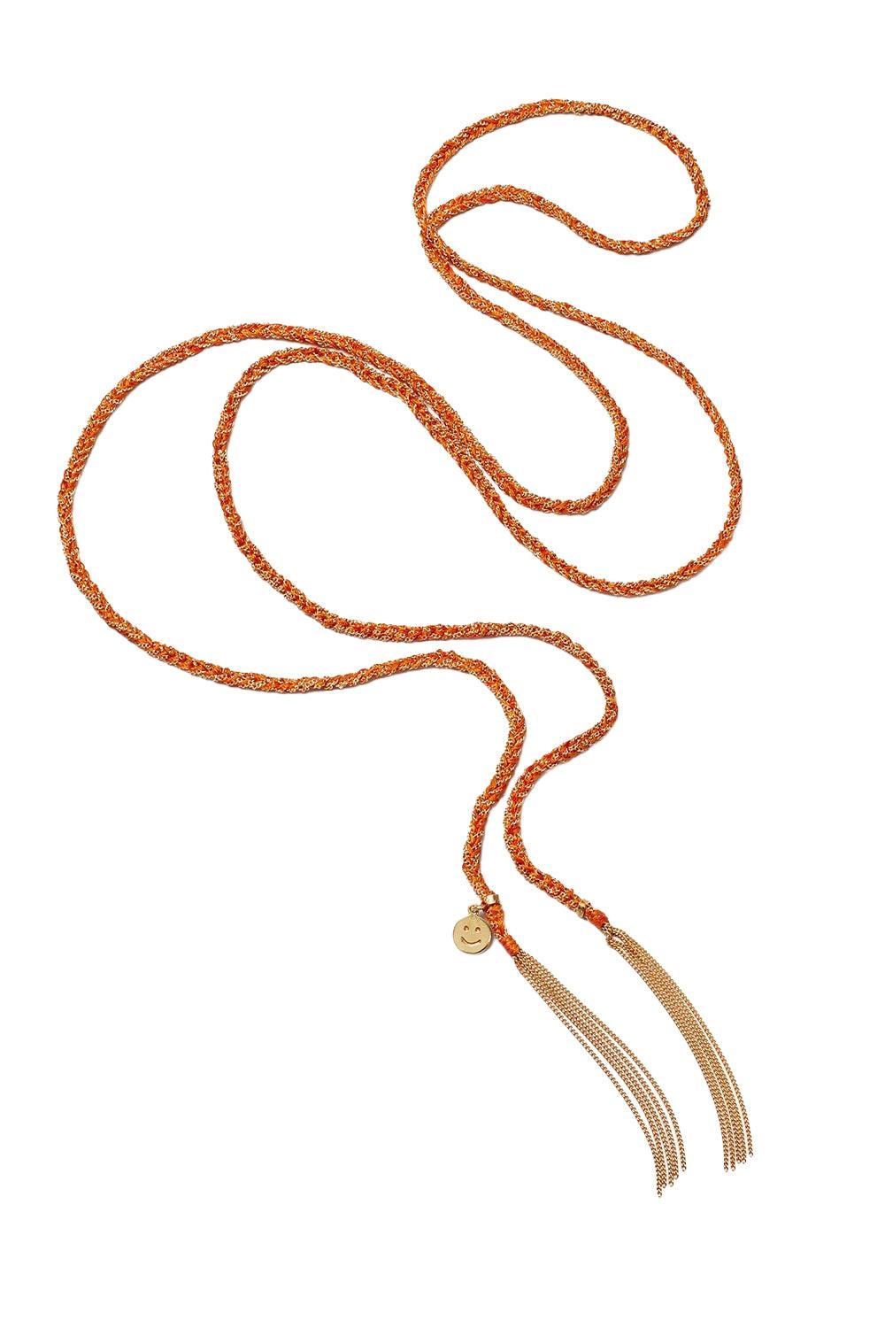 Lucky Friendship Charm Necklace-YELLOW GOLD-JEWELRYFINE JEWELNECKLACE O-CAROLINA BUCCI